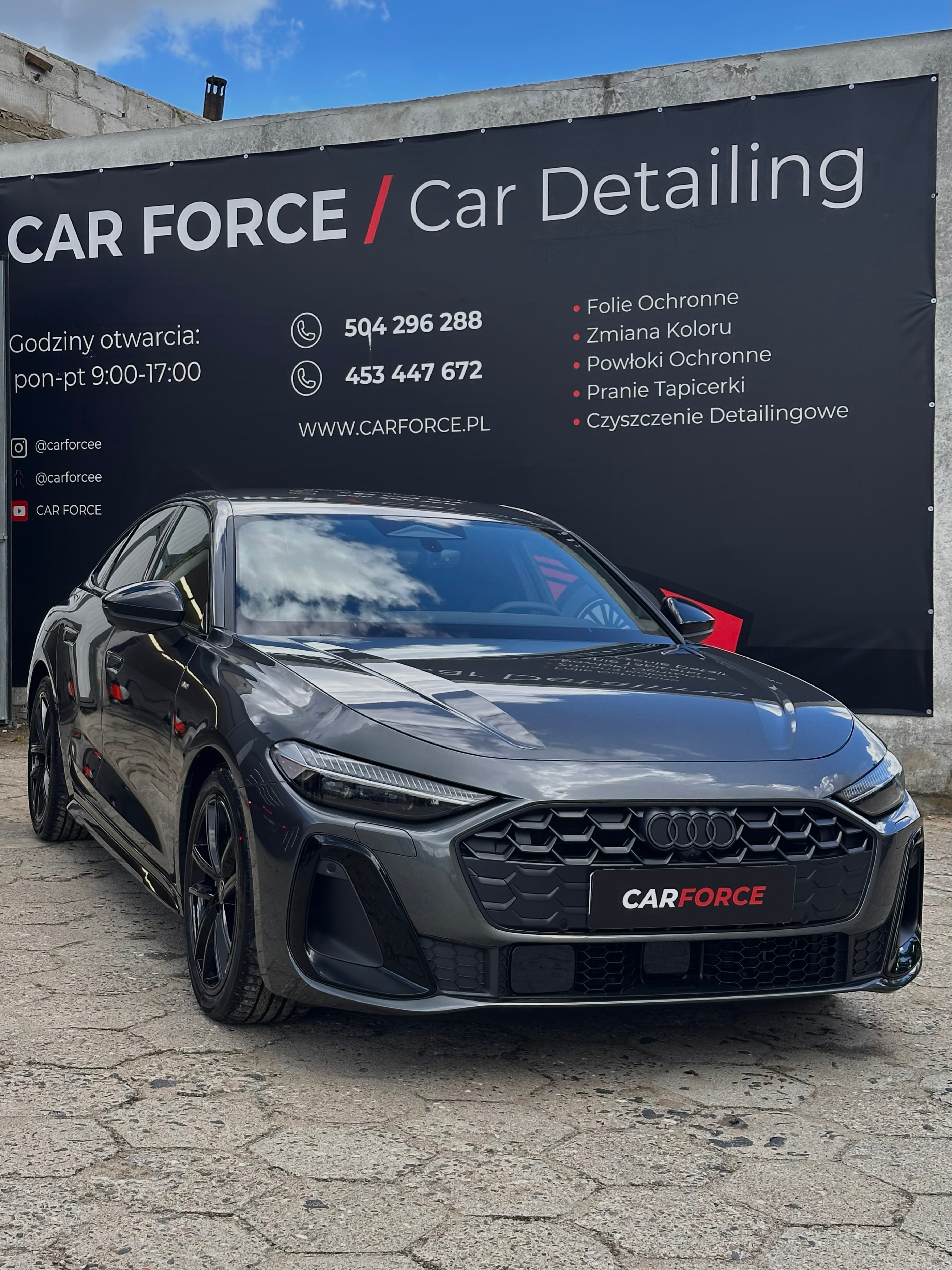 Audi A5 po detailingu — Zabezpieczenie folią PPF